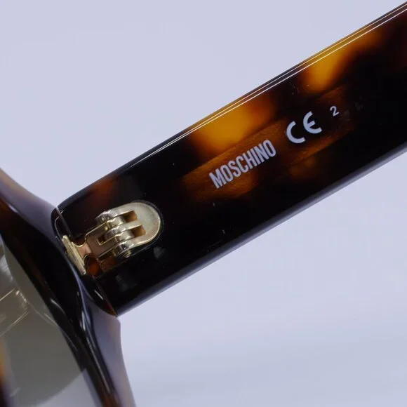 Moschino MOS126/S 005L 9K Sunglasses Havana Round Frame  display picture 1